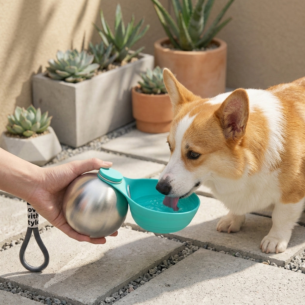 WanderPaw Travel Water Bottle