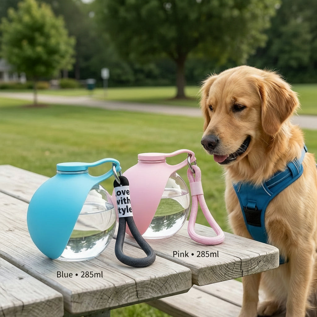 WanderPaw Travel Water Bottle