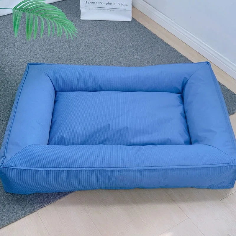 Remipaw Summer Cooling Dog Bed – Waterproof, Washable Bolster Bed for Small, Medium & Large Dogs