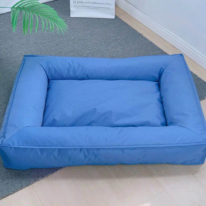 Remipaw Summer Cooling Dog Bed – Waterproof, Washable Bolster Bed for Small, Medium & Large Dogs
