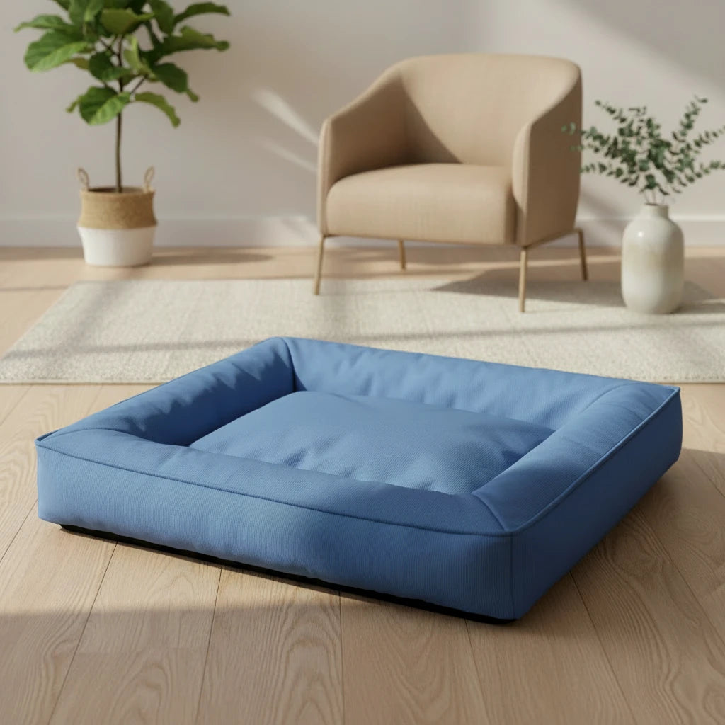 Remipaw Summer Cooling Dog Bed – Waterproof, Washable Bolster Bed for Small, Medium & Large Dogs