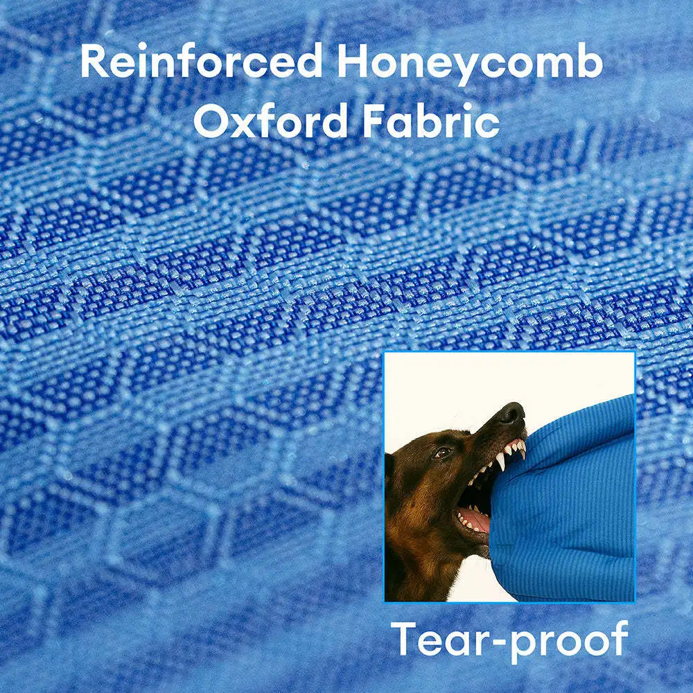 Remipaw Summer Cooling Dog Bed – Waterproof, Washable Bolster Bed for Small, Medium & Large Dogs