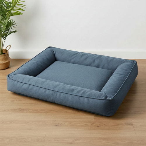 Remipaw Summer Cooling Dog Bed – Waterproof, Washable Bolster Bed for Small, Medium & Large Dogs