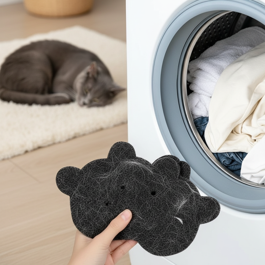 Remipaw Pet Hair Removal Laundry Pads– Lint & Fur Catcher for Washing Machine (8pcs)